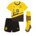 Borussia Dortmund Donyell Malen #21 Replika Hemmatröja Barn 2023-24 Kortärmad (+ Korta byxor)